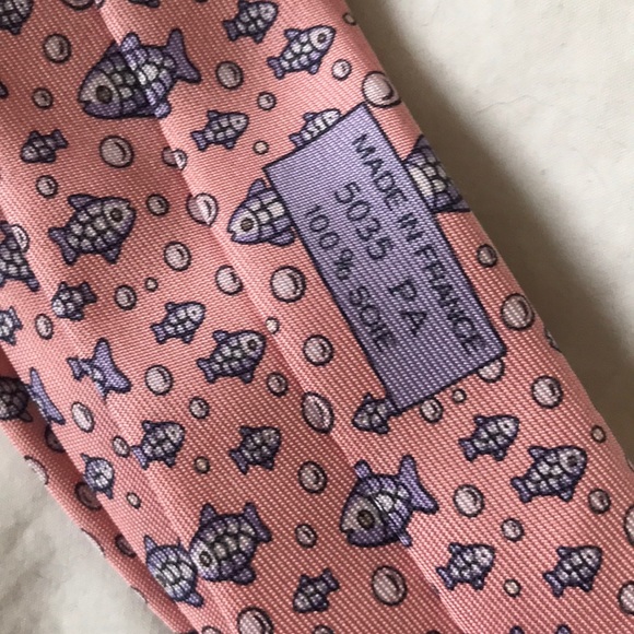 Hermès fish tie - Picture 3 of 4